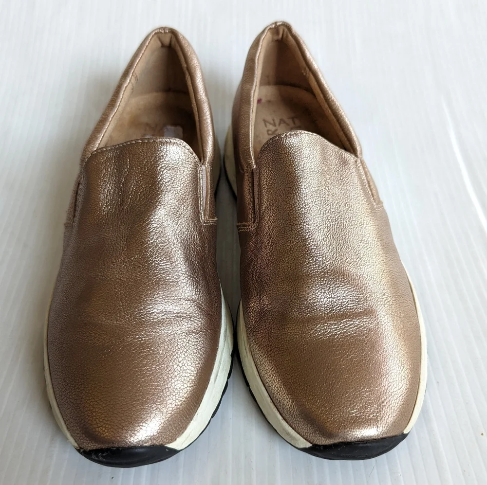 NATURALIZER Selah rose gold slip-on sneakers loafers - Picture 2 of 11